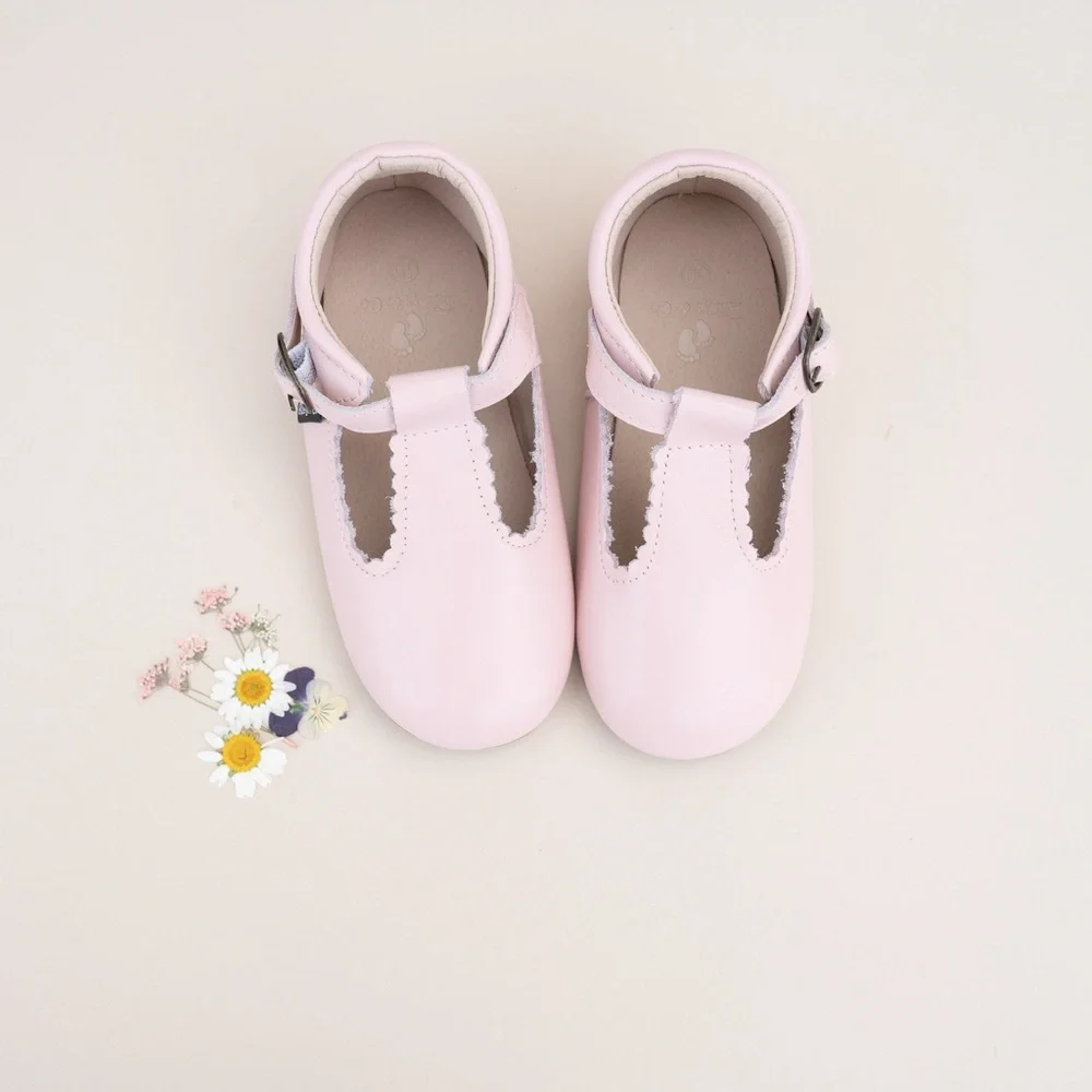 Riley T-Straps - Scalloped - Sweet Pink - Picture 7 of 15